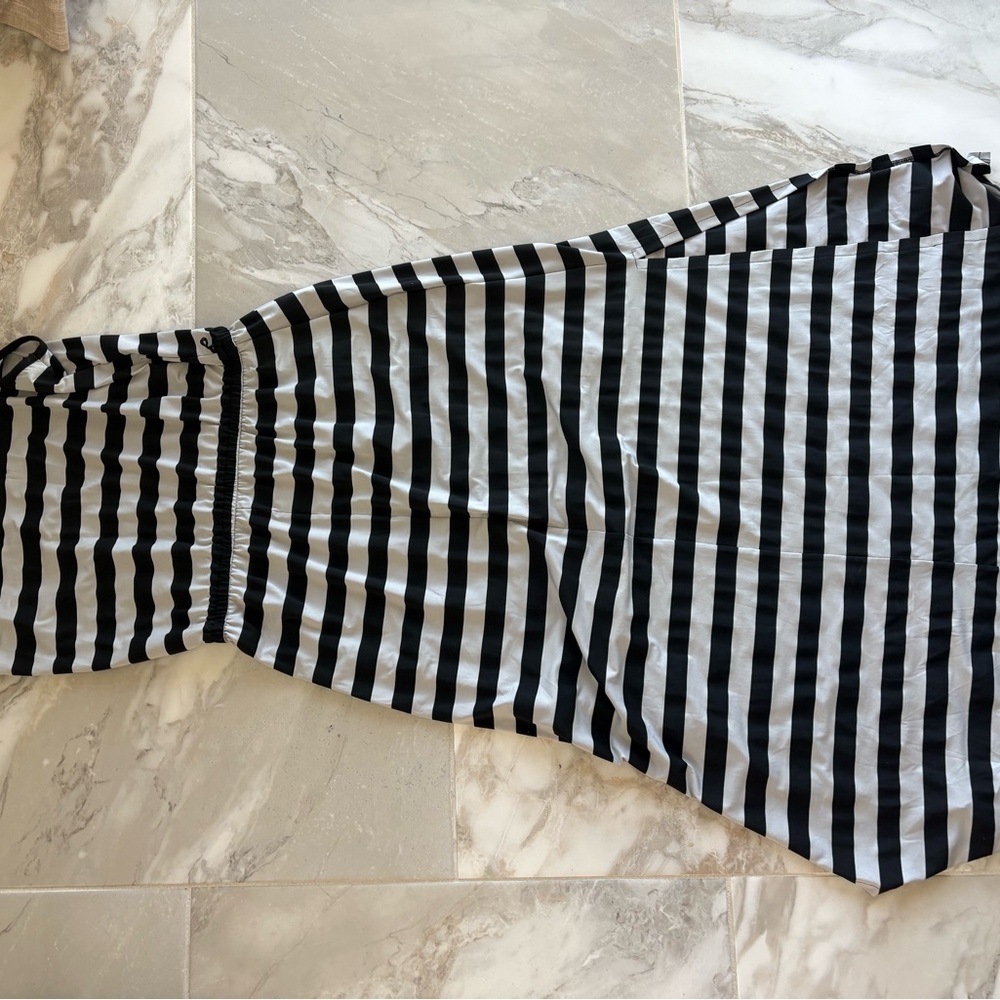 Fever Black and Grey Striped Dress - Picture 6 of 6